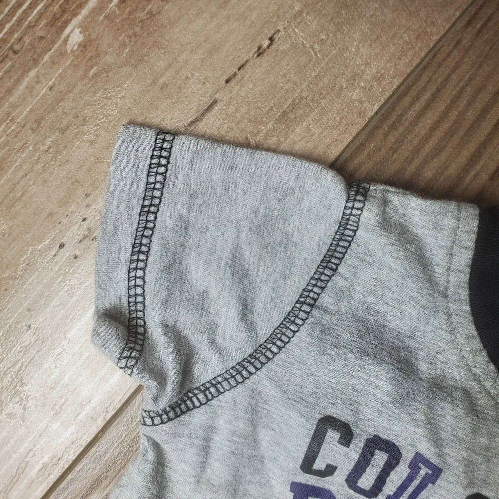 Adidas MLB Colorado Rockies Gray Baby Onesie Bodysuit Size 0/3 Months EUC
